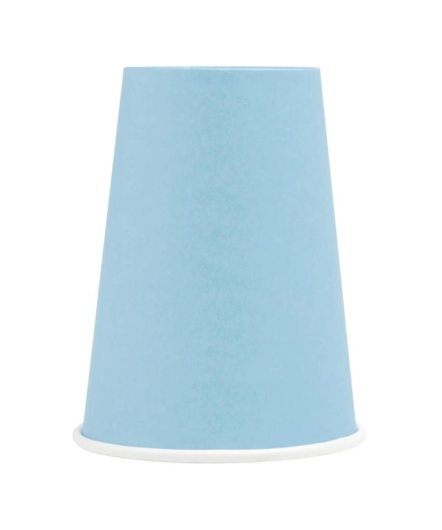 15 Gobelets carton 20cl Bleu ciel