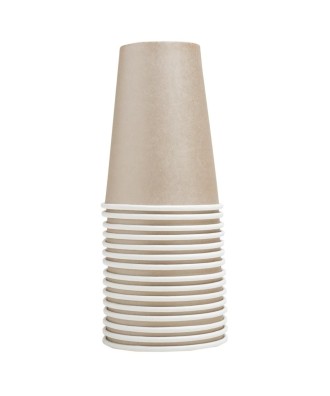 15 Gobelets carton 20cl Or