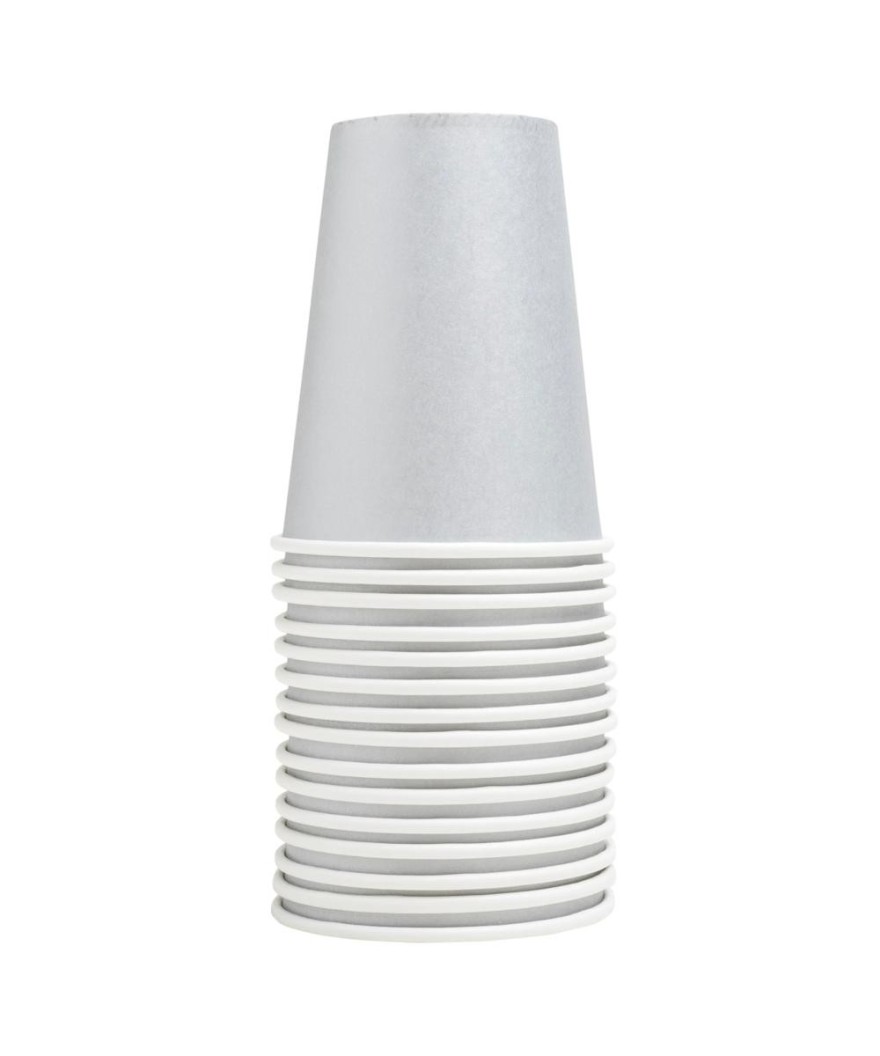 15 Gobelets carton 20cl Argent