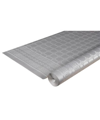 RL Nappe DAMASSE 1,18 x 6m Argent