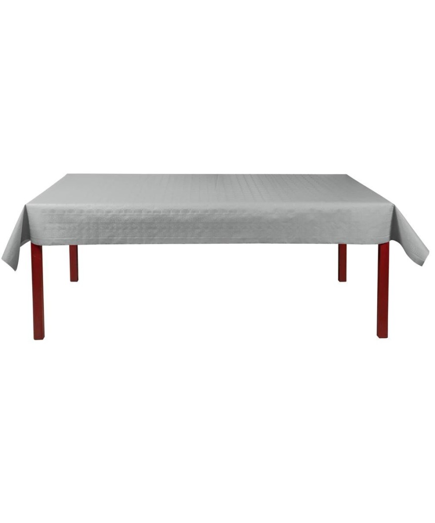 RL Nappe DAMASSE 1,18 x 6m Argent