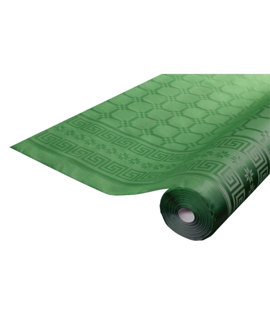 RL Nappe DAMASSE 1,18 x 25m Vert sapin