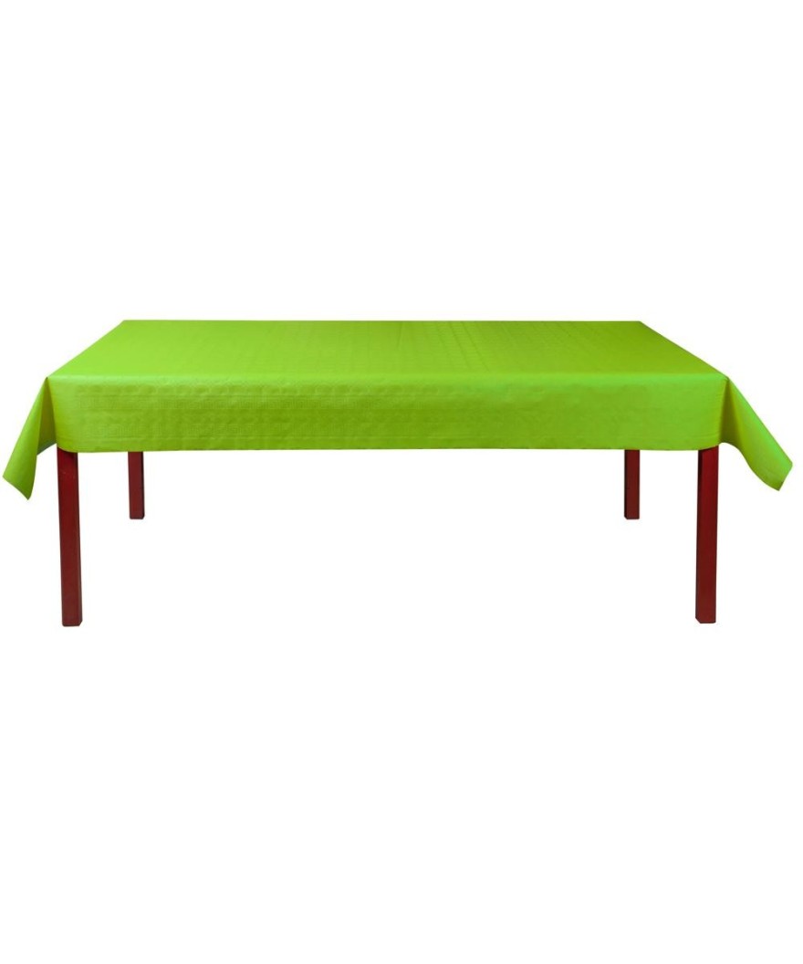 RL Nappe DAMASSE 1,18 x 25m Vert Kiwi