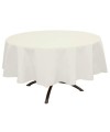 Nappe AIRLAID ronde Ø240 cm Blanc