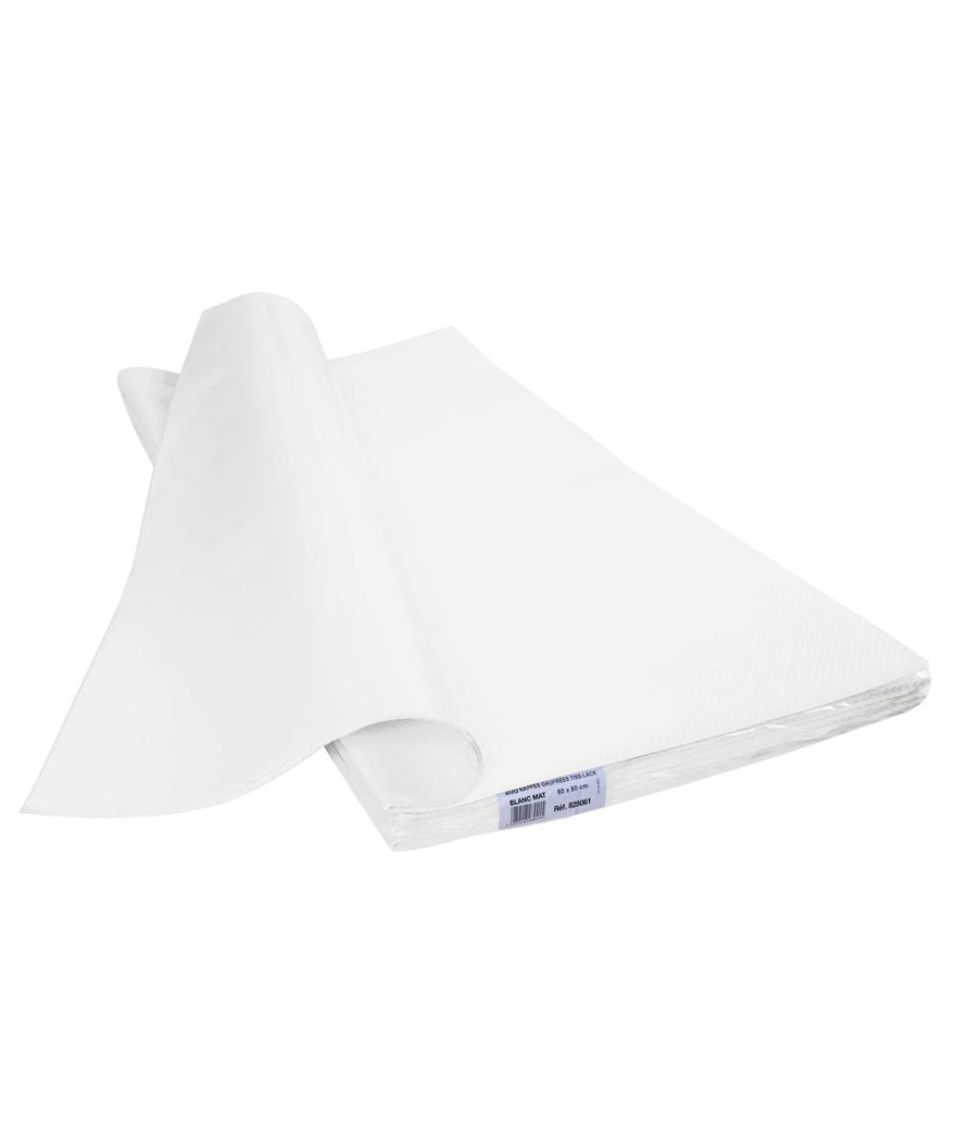 200 Nappes TISS LACK 80x80 Extra Blanc
