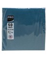 50Serviettes OUATE20x20cm Bleu Pacifique