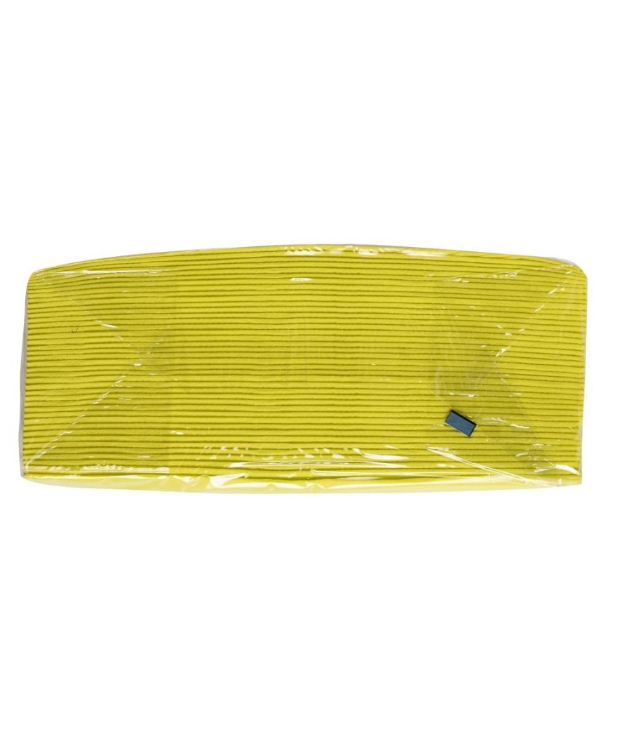 50Serv.OUATE micro-gaufré 20X20Vert kiwi