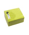 50Serv.OUATE micro-gaufré 20X20Vert kiwi