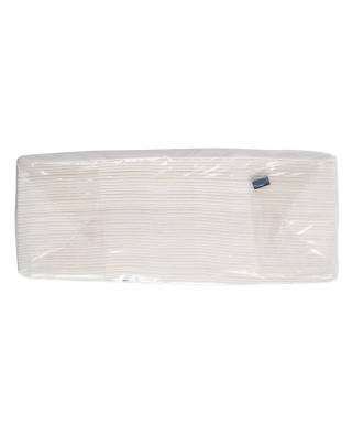 40Serviettes OUATE micro-gauf.38X38Blanc