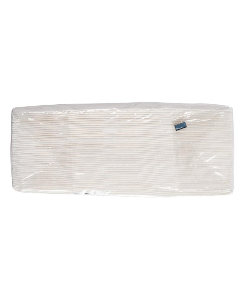 40Serviettes OUATE micro-gauf.38X38Blanc