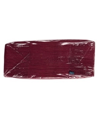 40Serv.OUATE microgaufré38X38 Bordeaux