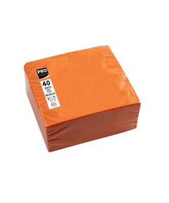 40Serviettes OUATE micro-gauf38X38Orange