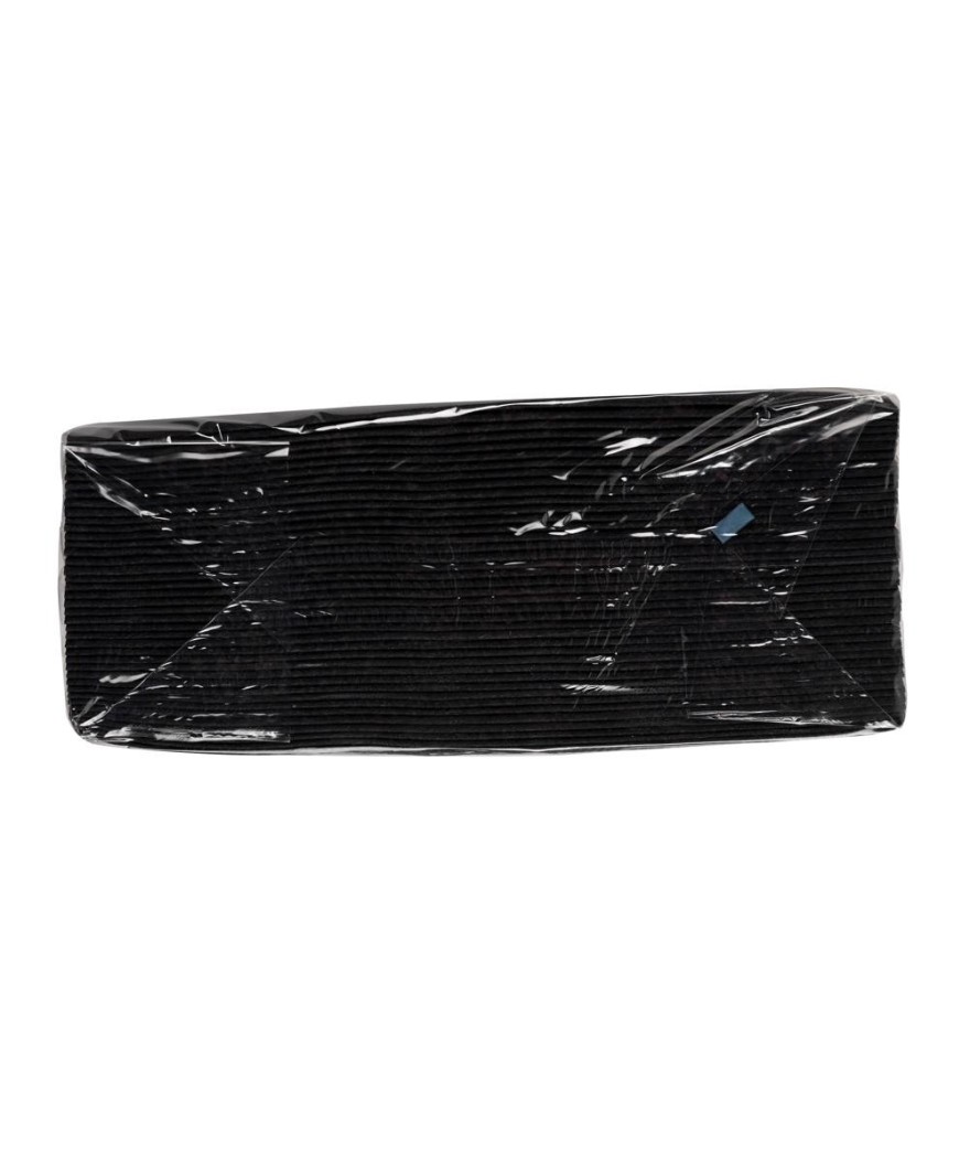 40 Serviettes OUATE micro-gauf.38X38Noir
