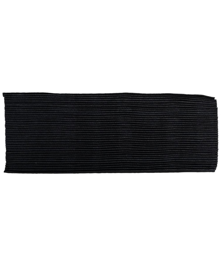 40 Serviettes OUATE micro-gauf.38X38Noir