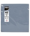 40 Serviettes OUATE micro-gauf38X38Gris