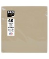 40Serviettes OUATE microgauf38X38Ficelle