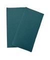 40 Serv. OUATE pliées 1/8 38x38 Bleu Pac