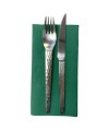 40 Serv.OUATE pliées 1/8 38x38Vert Sapin