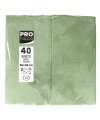 40 Serv.OUATEpliées1/8 38x38 Vert Olive