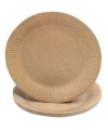 20 Assiettes, carton rond Ø 23 cm