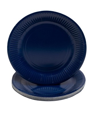 20 Assiettes, carton rond Ø 23 cm