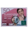 50 flashcards bristol A6 dots