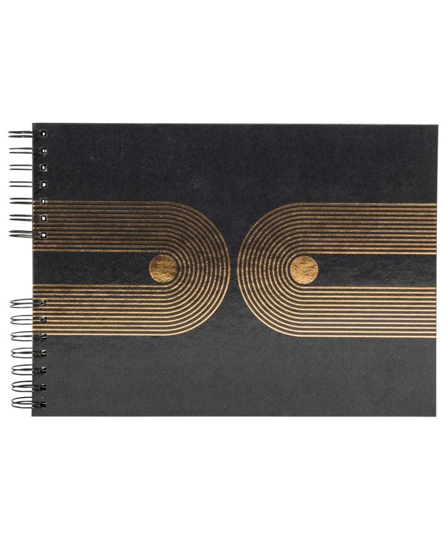 Alb spir 50p noir 32x22 cm Graphik