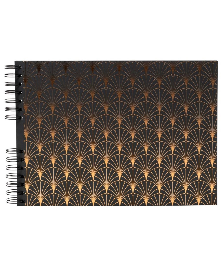 Alb spiralé 50p noir 32x22 Néo Déco