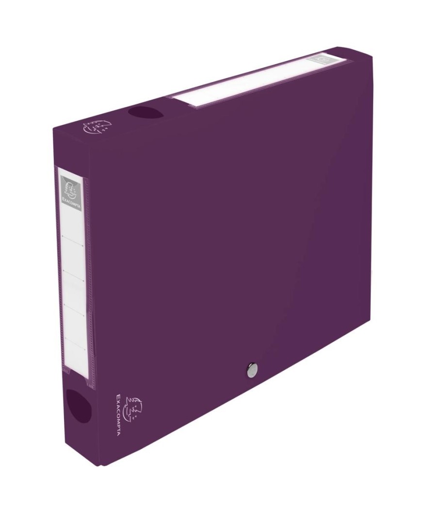 Boite pression D40 A4 PP recyclé Titane