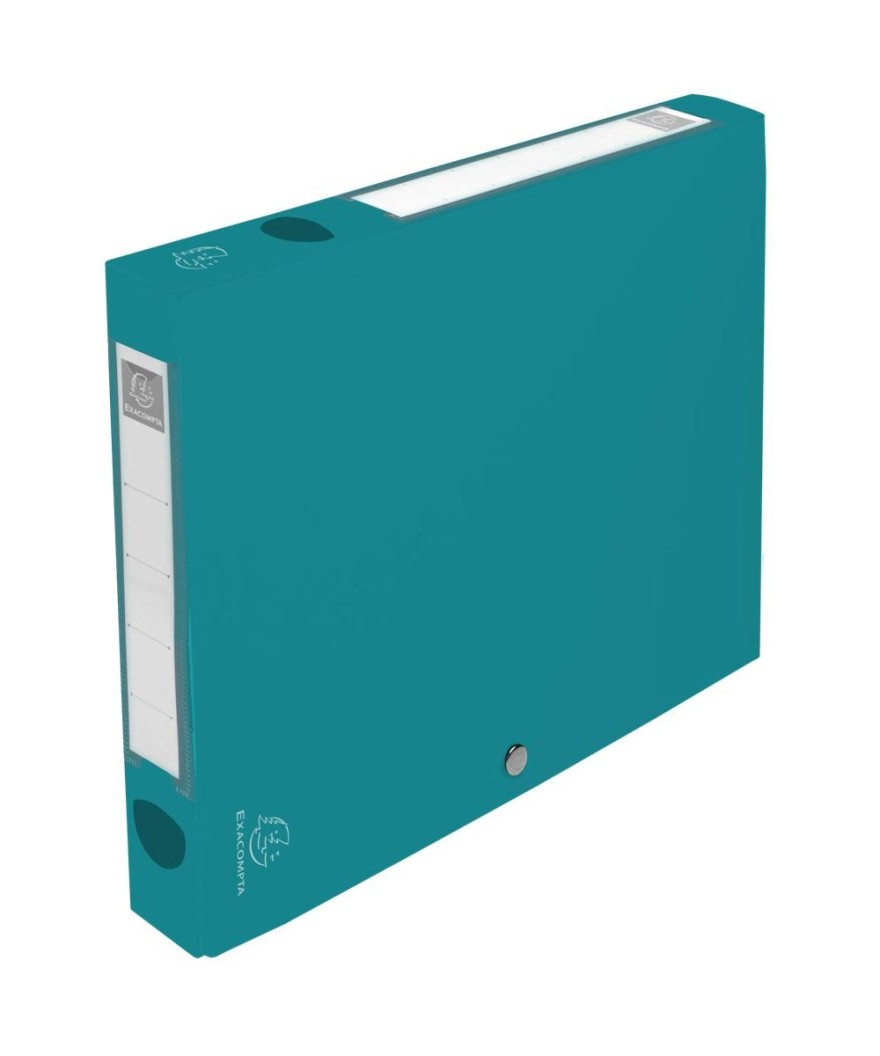 Boite pression D40 A4 PP recyclé Titane