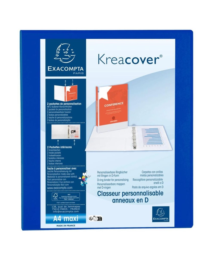 Classeur personnalisable 4anx D25