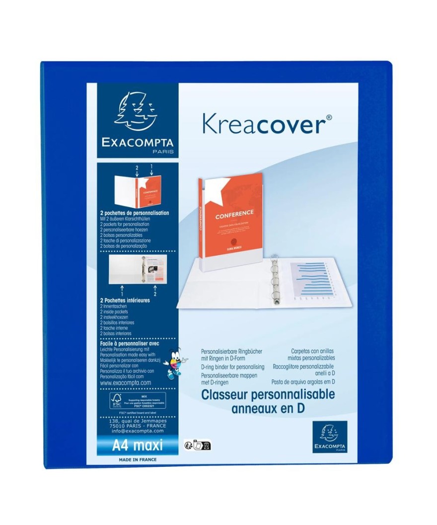 Classeur personnalisable 4anx D30