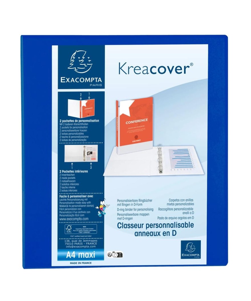 Classeur personnalisable 4anx D50