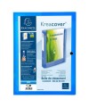 Boite class. pression D40 KC Trans. bleu