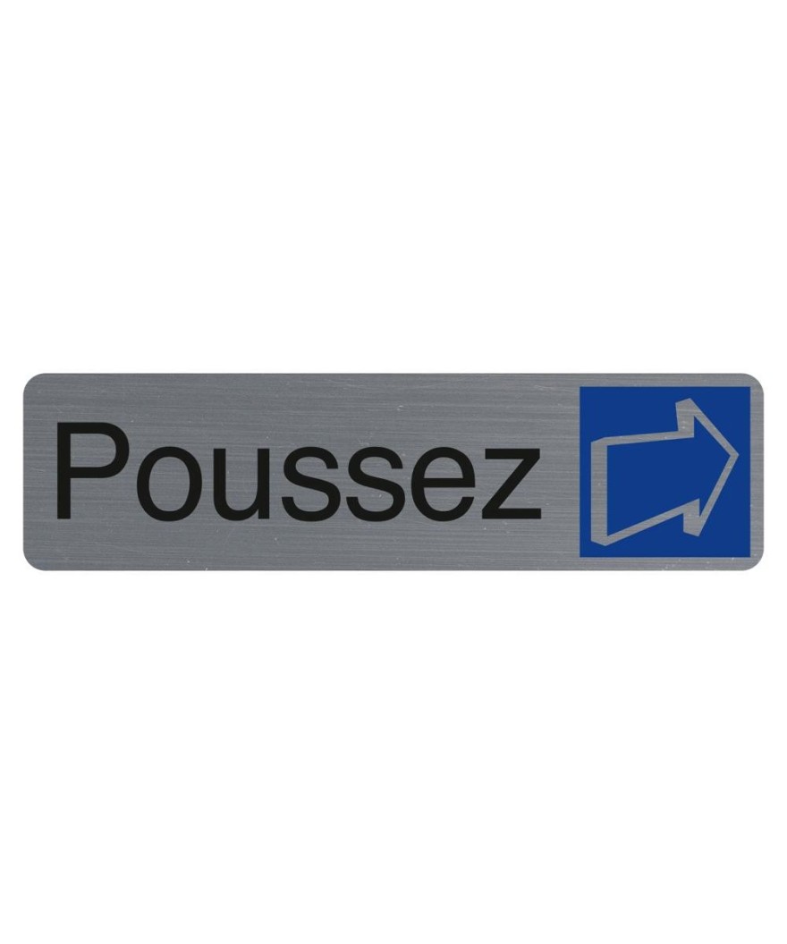 Plaque adhésive Poussez FR
