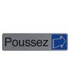 Plaque adhésive Poussez FR