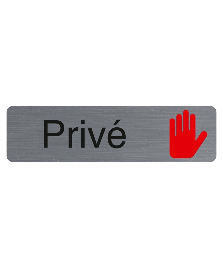 Plaque adhésive Privé FR
