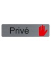 Plaque adhésive Privé FR