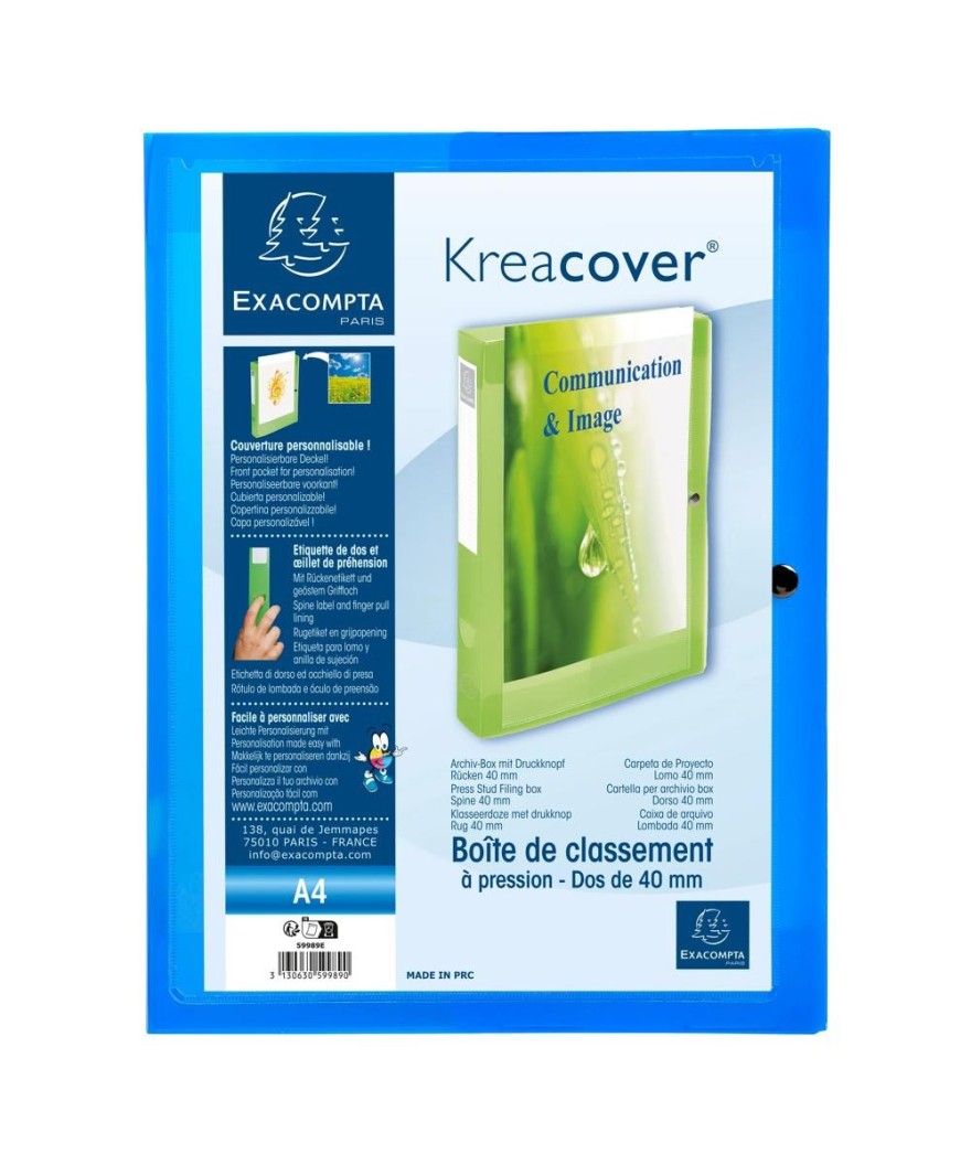 Boite class.pression D40 KC transp ass.
