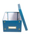 Boite rangement à plat A5+ bleu de Frce