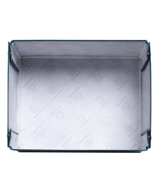 Boite rangement à plat A5+ bleu de Frce
