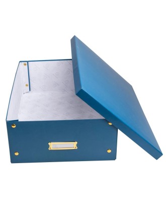 Boite rangement à plat A3+ bleu de Frce