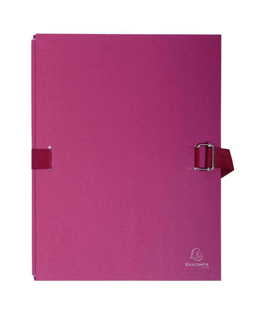 Chemise Pap.toilé sangle + rab.Bordeaux