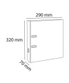 C.L. EXP. PVC A4 D70 VERT A/PERFO