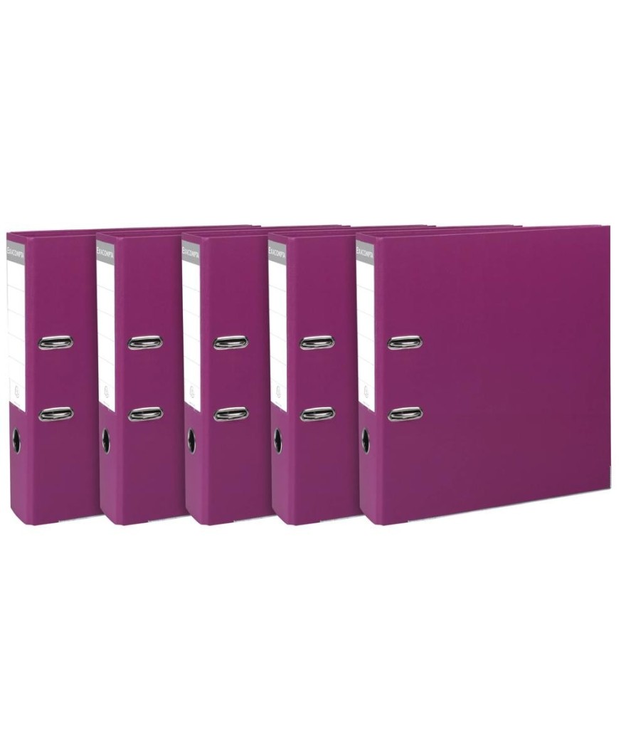 LOT DE 5 CL PP/PP D80 A4 FUCHSIA