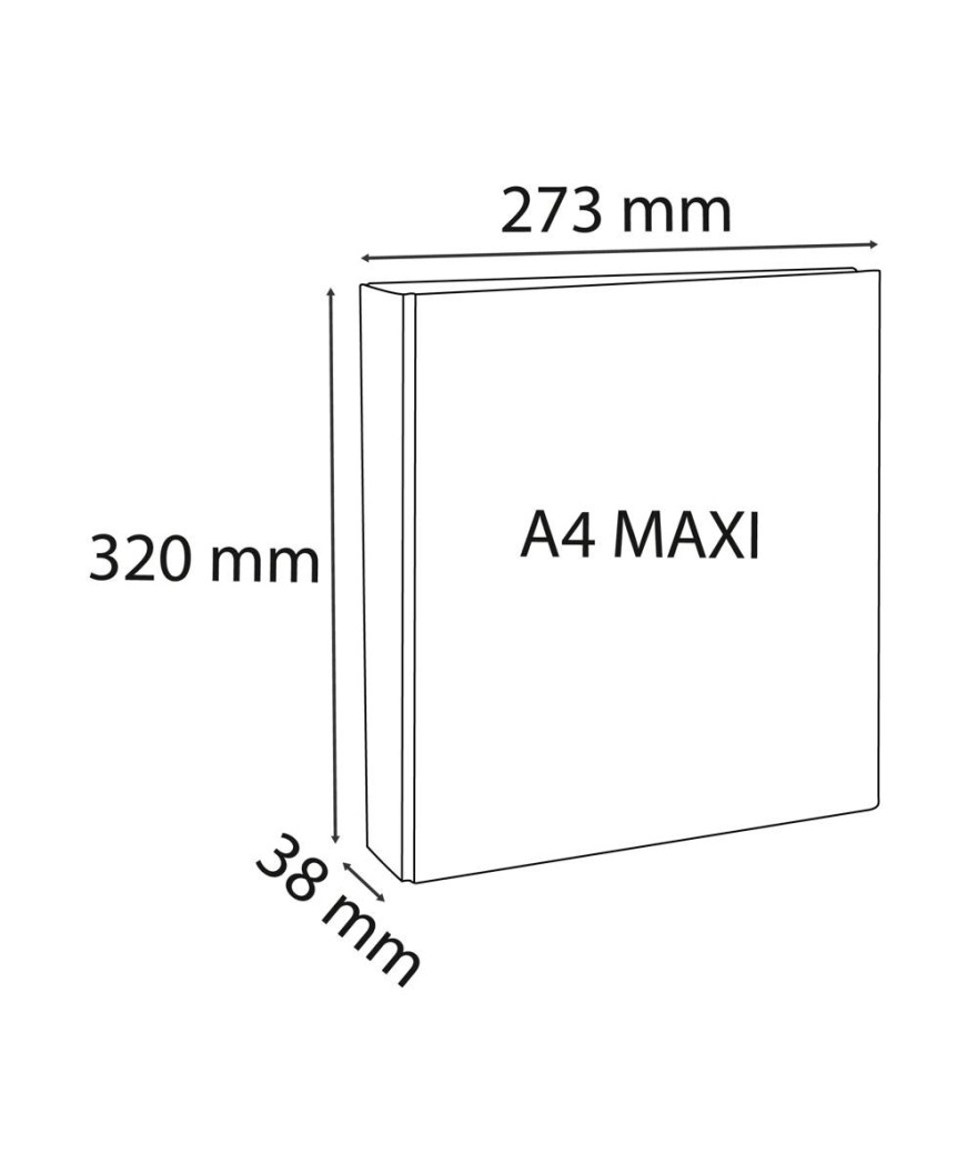Classeur personnalisable 2anx D20 blanc
