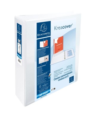 Classeur personnalisable 2anx D50 blanc