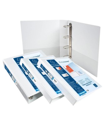 Classeur personnalisable 4anx D15 blanc