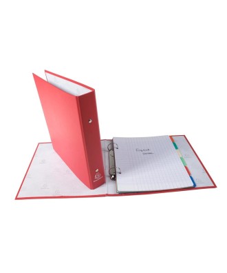 Classeur PP 2anx-25 17X22 Rouge