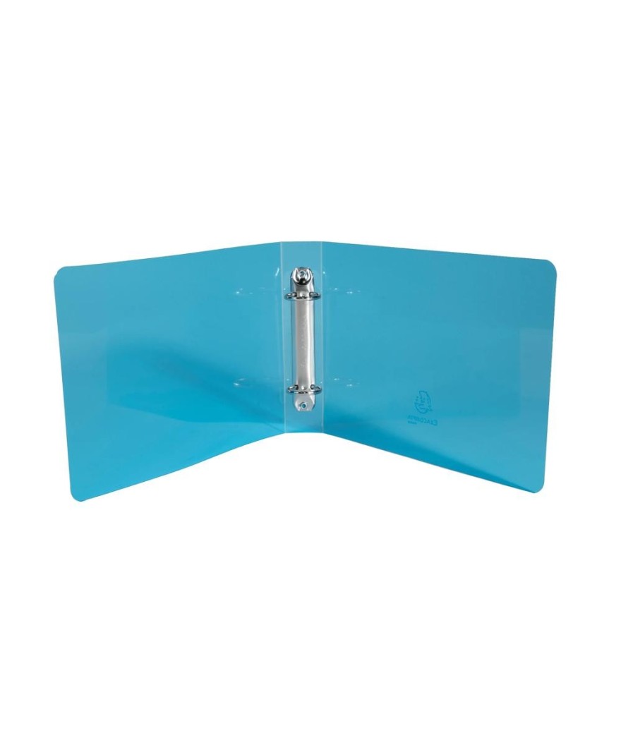 Classeur 165x240 2anx 25mm Crystal bleu